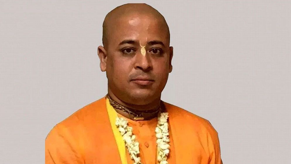 ইসকন নেতা চিন্ময় কৃষ্ণ দাস ব্রহ্মচারী গ্রেপ্তার