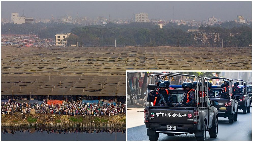 টঙ্গী ইজতেমা ময়দানে দু’পক্ষের সংঘর্ষ, বিজিবি মোতায়েন