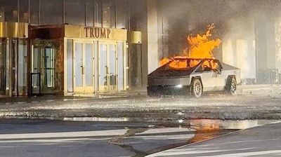 ট্রাম্পের হোটেলে টেসলা ট্রাকে সাইবার হামলায় নিহত ১