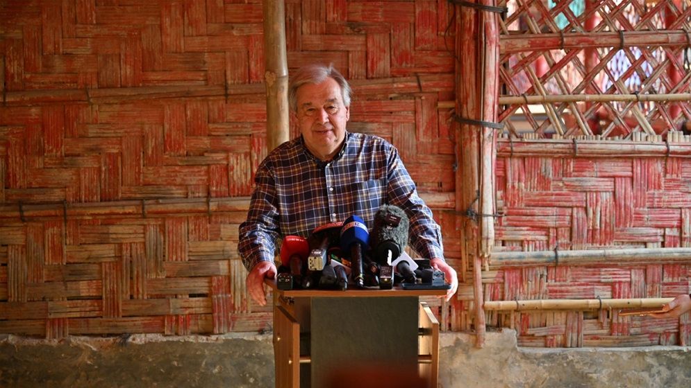 রোহিঙ্গারা দেশে ফিরতে চায়, নিরাপদ প্রত্যাবাসনই সংকট সমাধানের মূল চাবিকাঠি : জাতিসংঘ মহাসচিব