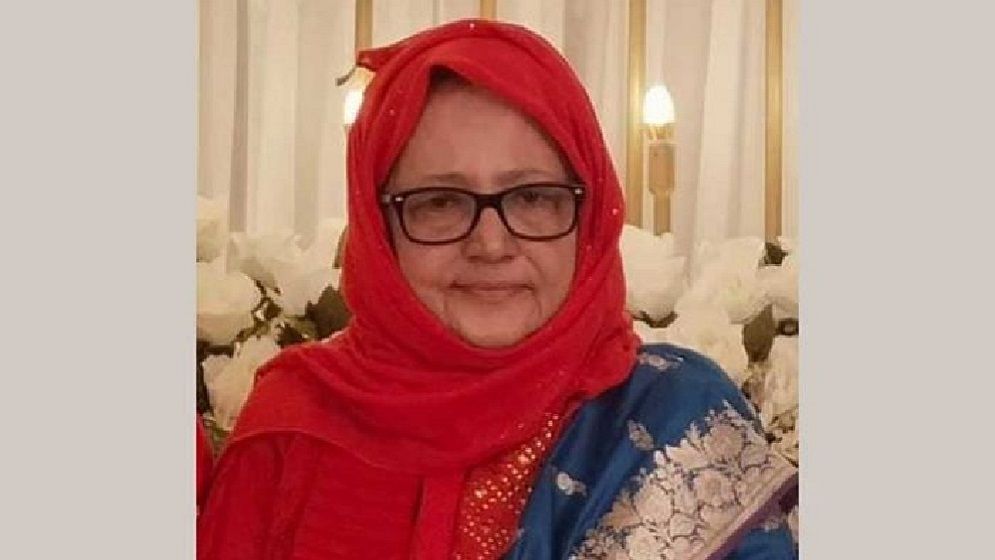 বিএনপি চেয়ারপারসনের উপদেষ্টা শাহিদা রফিক আর নেই