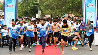 হাতিরঝিলে এটিজেএফবির ‘বিউটিফুল বাংলাদেশ রান’ অনুষ্ঠিত