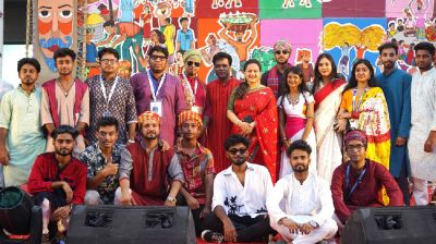 উত্তরা ইউনিভার্সিটিতে বর্ণাঢ্য আয়োজনে অনুষ্ঠিত হলো বৈশাখী পার্বণ ১৪৩২