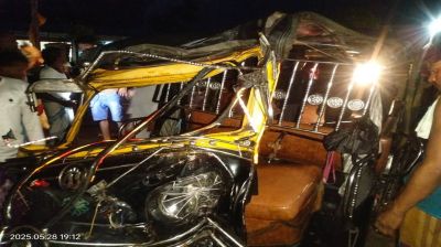 ঈশ্বরগঞ্জে বাস চাপায় বাবা-ছেলেসহ নিহত ৩ যাত্রী, আহত ৬