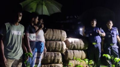 কুমিল্লার বুড়িচংয়ে বাঁশঝাড় থেকে ১৯৬ কেজি গাঁজা উদ্ধার