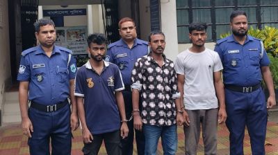 বগুড়ায় রাজমিস্ত্রিকে অপহরণ ঘটনায় গ্রেপ্তার ৩