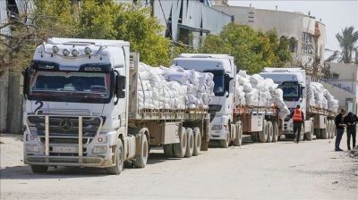 তিন মাস পর গাজায় ত্রাণ প্রবেশ