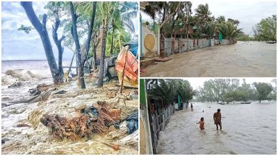 সামান্য বৃষ্টিতে মহেশখালীর নিম্নাঞ্চল প্লাবিত, পানিতে ডুবে নিহত ১