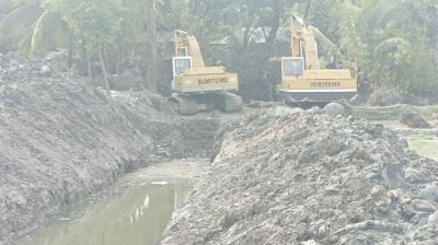 তুলাতুলি খাল খননে দখলদারদের বাধা, জলাবদ্ধতার শঙ্কায় হাজারো পরিবার