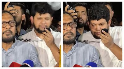 জবি শিক্ষার্থীদের আন্দোলনে উপদেষ্টা মাহফুজের ওপর বোতল নিক্ষেপ