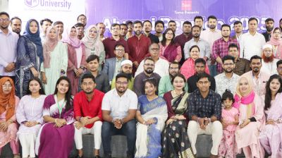 উত্তরা ইউনিভার্সিটিতে ইংরেজি বিভাগের 'অ্যালামনাই রিইউনিয়ন ২০২৫' অনুষ্ঠিত