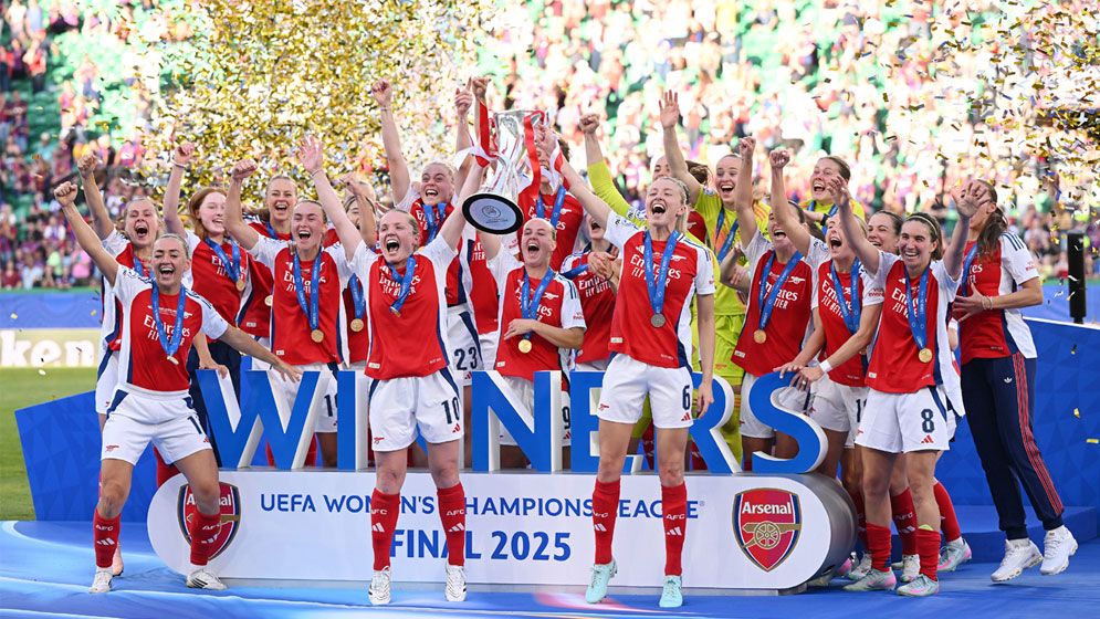 নারী চ্যাম্পিয়ন্স লিগে ইতিহাস গড়ে আর্সেনালের শিরোপা, বার্সেলোনার স্বপ্নভঙ্গ