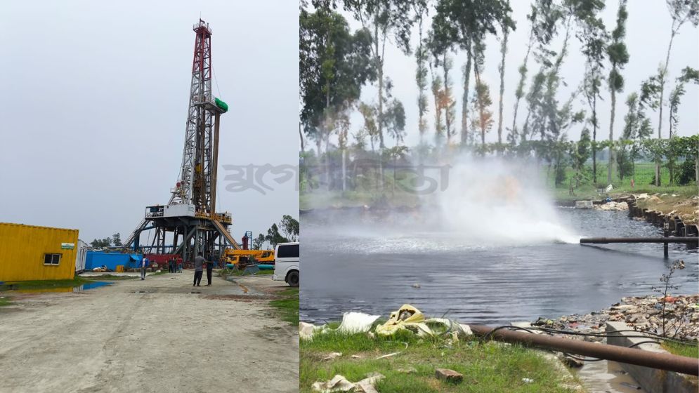 জামালপুরে মিলেছে গ্যাসের সন্ধান, বের হচ্ছে ৭.২ মিলিয়ন চাপে