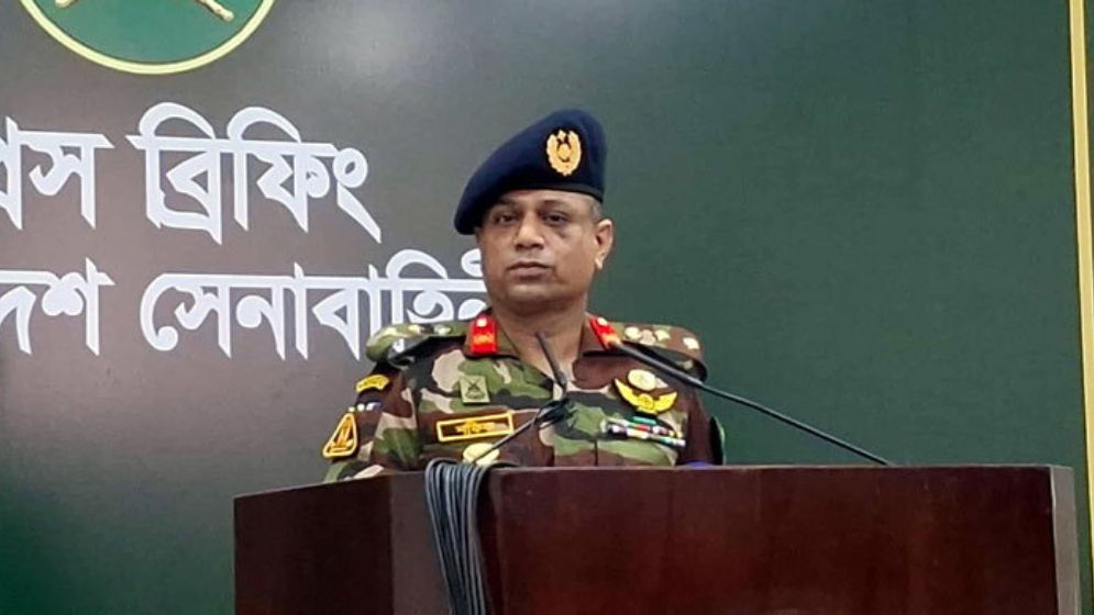 সংবাদ সম্মেলন : সরকারের নির্দেশনা অনুযায়ী নির্বাচনী দায়িত্ব পালন করবে সেনাবাহিনী