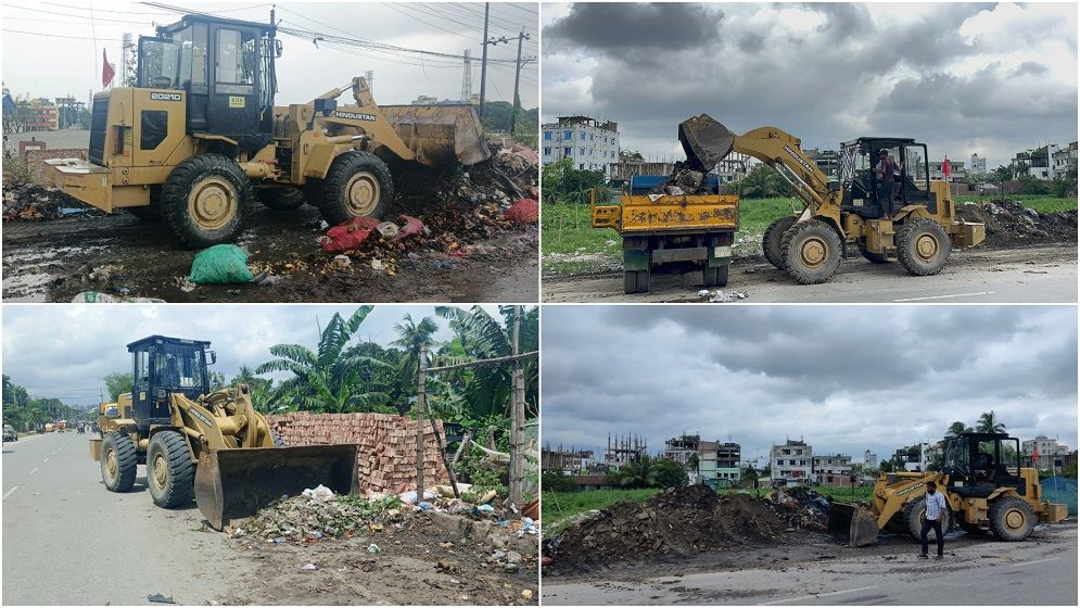 এক দিনেই ১৯ ট্রাক ময়লা আবর্জনা অপসারণ না’গঞ্জ জেলা প্রশাসনের