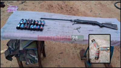 মাধবপুরে সেনা অভিযানে, আগ্নেয়াস্ত্র ও  ফেন্সিডিল উদ্ধার