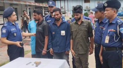 ৪০ মামলার আসামি জামিনে বের হয়ে ডাকাতির প্রস্তুতিকালে অস্ত্রসহ গ্রেফতার ২