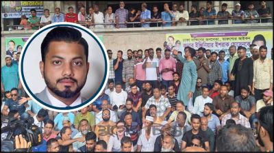 আজও নগরভবন অচল ইশরাকের পক্ষে স্লোগানে