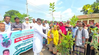 ডা. জোবাইদার জন্মদিন উপলক্ষে রূপগঞ্জে বৃক্ষ রোপন