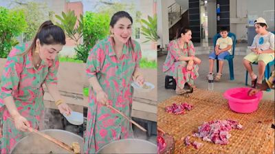 কার জন্য কোরবানির মাংস রান্না করলেন অপু বিশ্বাস