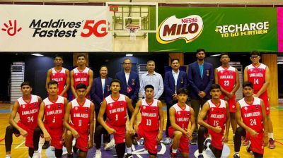 মালদ্বীপে বাংলাদেশ বাস্কেটবলের দলের ব্রোঞ্জ পদক জয়