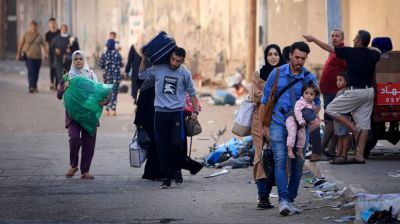 গাজার অধিবাসীদের সরে যেতে বলল ইসরায়েল