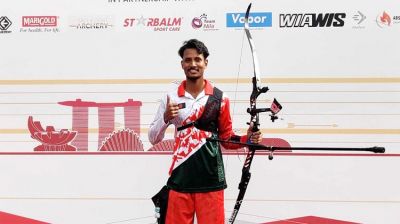 এশিয়ান আরচারিতে স্বর্ণ জিতলেন বাংলাদেশের আলিফ
