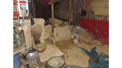 রোহিঙ্গা ক্যাম্পে মাটির দেয়াল চাপায় নিহত ১