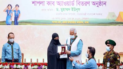 স্কাউট হিসেবে বিশ্ব ঘোরার অভিজ্ঞতা জানালেন প্রধান উপদেষ্টা