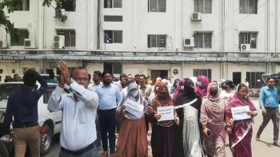 অধ্যাদেশ বাতিল দাবিতে সচিবালয়ে আজও বিক্ষোভ