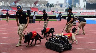 বাংলাদেশ-সিঙ্গাপুর ফুটবল ম্যাচ ঘিরে ডিএমপির নিরাপত্তা মহড়া