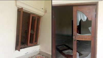 রবীন্দ্র কাছারিবাড়িতে হামলা-ভাঙচুর