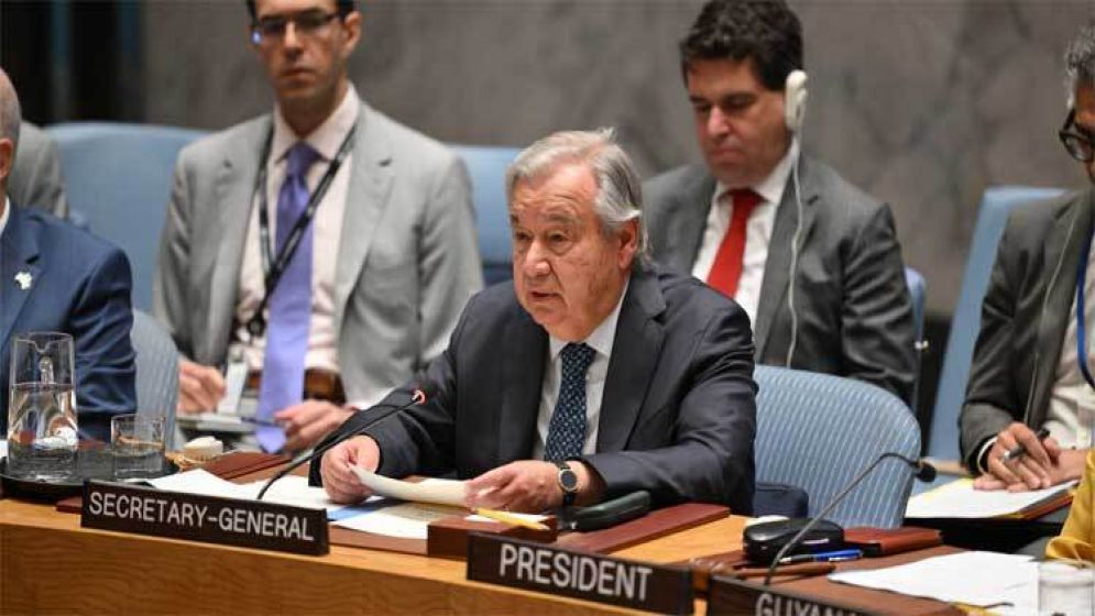 যুক্তরাষ্ট্র : ইরানে হামলায় সংঘাতের তীব্রতা বাড়ার শঙ্কা জাতিসংঘের