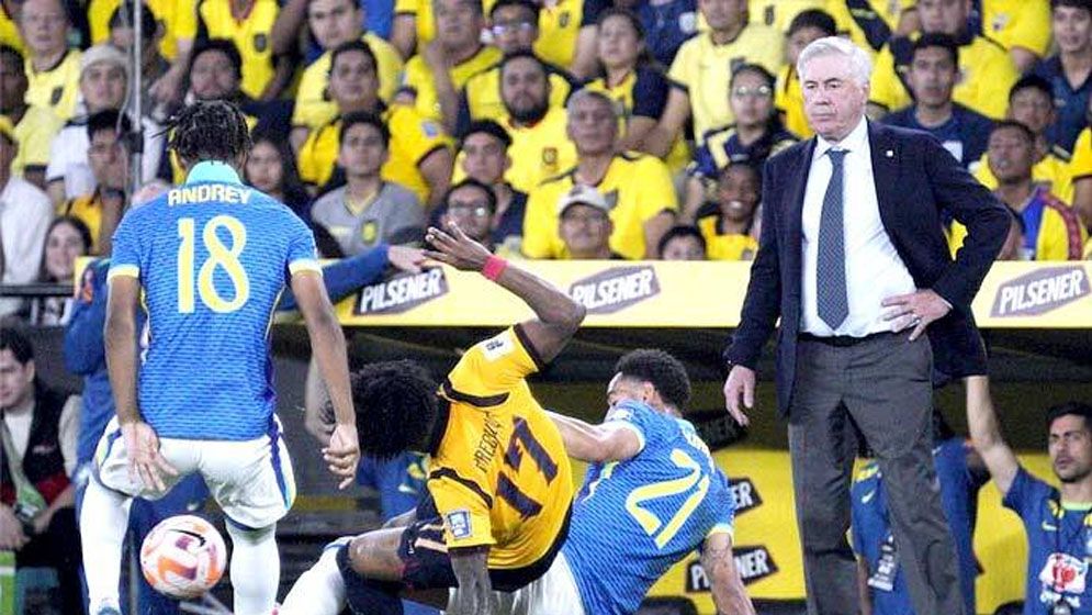 ভিনিসিয়ুসের আশা আনচেলত্তির অধীনে ব্রাজিল দ্রুতই উন্নতি করবে