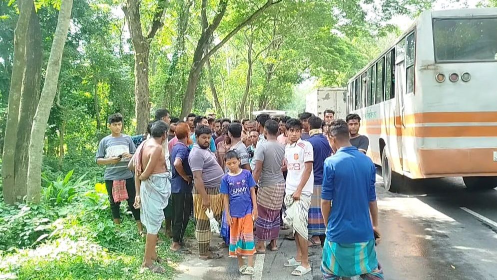 ঝিনাইদহে সড়কে গৃহবধূর ছিন্নভিন্ন মরদেহ উদ্ধার