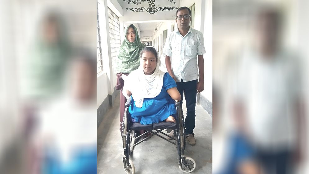 হাত-পা ছাড়া জন্ম নেওয়া সেই লিতুন জিরার এসএসসিতেও চমক