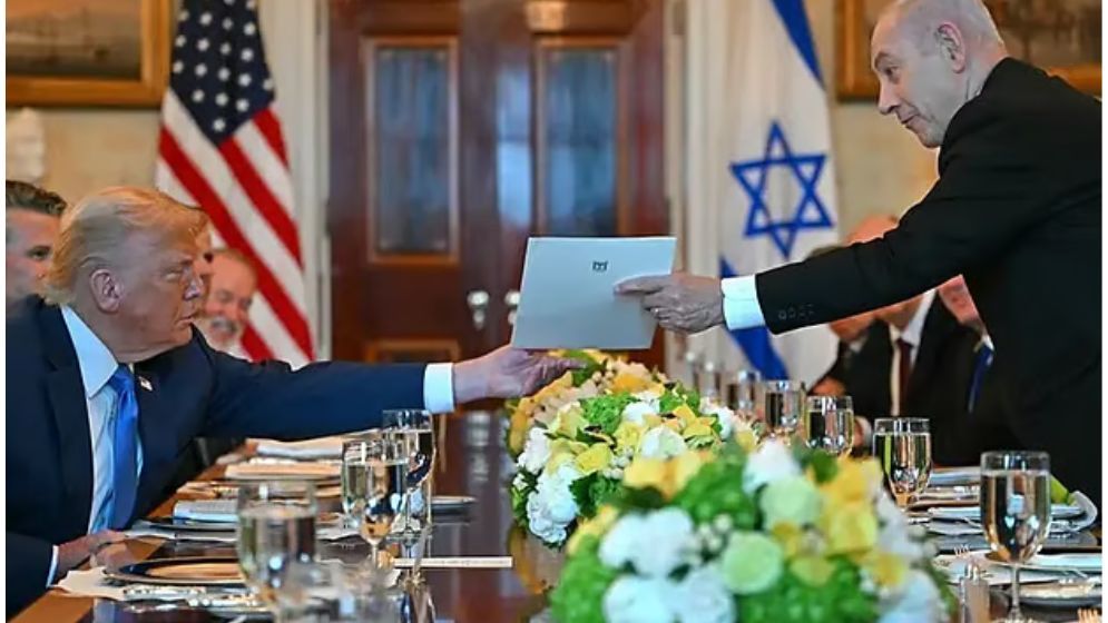 ট্রাম্পকে শান্তিতে নোবেল পুরস্কারের জন্য নেতানিয়াহুর চিঠি