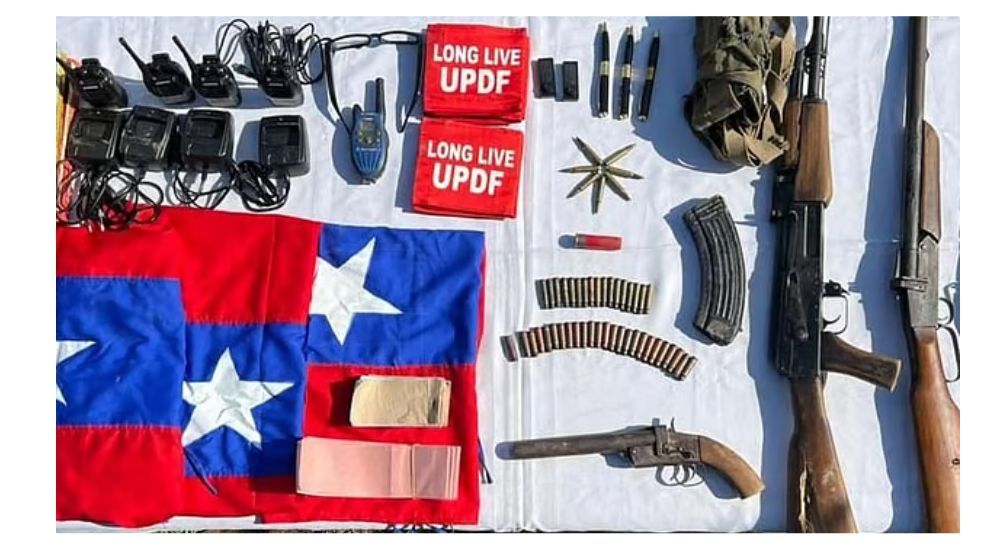 ইউপিডিএফের আস্তানায় অভিযান, একে-৪৭সহ অস্ত্র-গোলাবারুদ উদ্ধার : আইএসপিআর