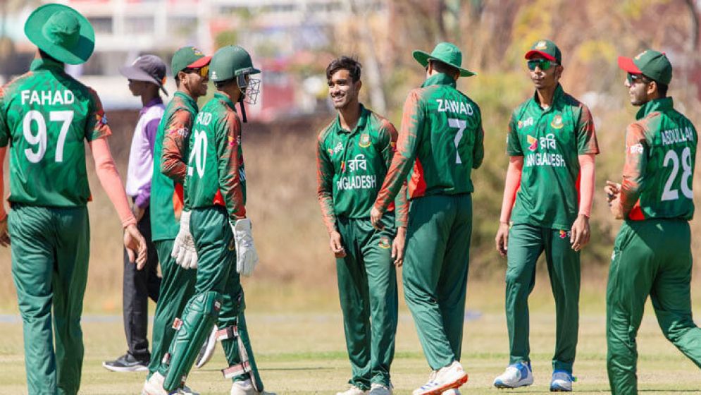 ত্রিদেশীয় সিরিজ : জয়ের ধারা অব্যাহত বাংলাদেশের যুবাদের