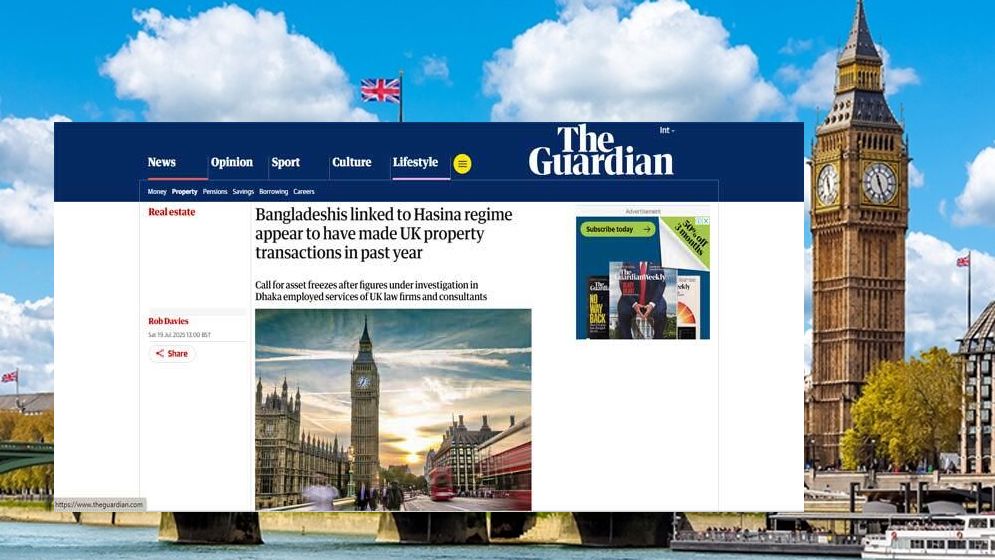 যুক্তরাজ্যে সম্পত্তি বিক্রি করছেন হাসিনার ঘনিষ্ঠরা