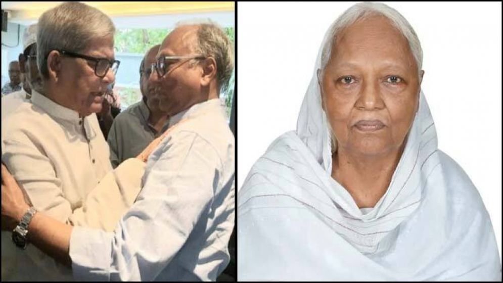 মায়ের মৃত্যু : মাহমুদুর রহমানের বাড়িতে মির্জা ফখরুল