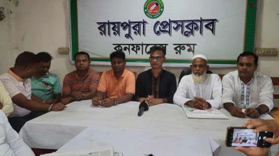 ইউপি চেয়ারম্যানের বিরুদ্ধে হুমকির অভিযোগ, বিএনপি নেতার সংবাদ সম্মেলন