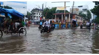 বগুড়ায় ভারি বৃষ্টিতে জনদুর্ভোগ, বজ্রপাতে নিহত এক