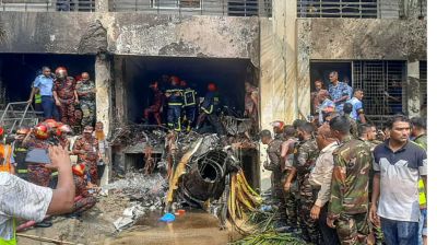 বিমান বিধ্বস্ত : প্রত্যক্ষদর্শী শিক্ষকের বর্ণনা