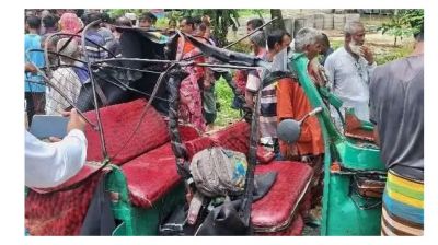 বগুড়ায় ট্রাক-অটোরিকশা সংঘর্ষে দুজন নিহত