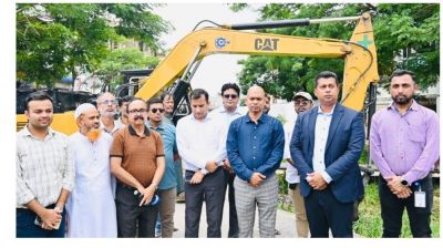 জলাবদ্ধতা নিরসনে কাজ শুরু করলেন নারায়ণগঞ্জ ডিসি