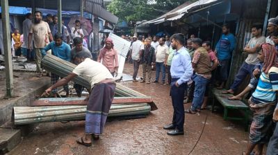 দোহারে জয়পাড়ায় তোহা-বাজারের অবৈধ স্থাপনা উচ্ছেদ