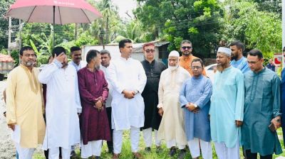 নারায়ণগঞ্জে ‘জুলাই শহীদ স্মৃতিস্তম্ভ’ নির্মাণ উদ্বোধন করলেন জেলা প্রশাসক