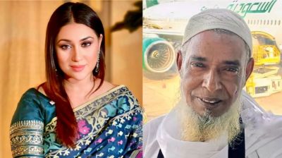 সেই প্রতারণার শিকার রইস উদ্দিনকে ওমরায় পাঠালেন অপু বিশ্বাস