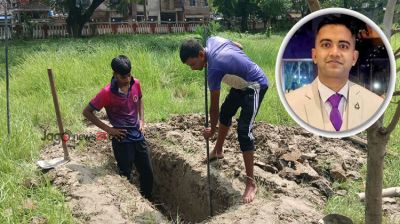 রাজশাহীতে প্রস্তুত করা হচ্ছে পাইলট তৌকিরের কবর